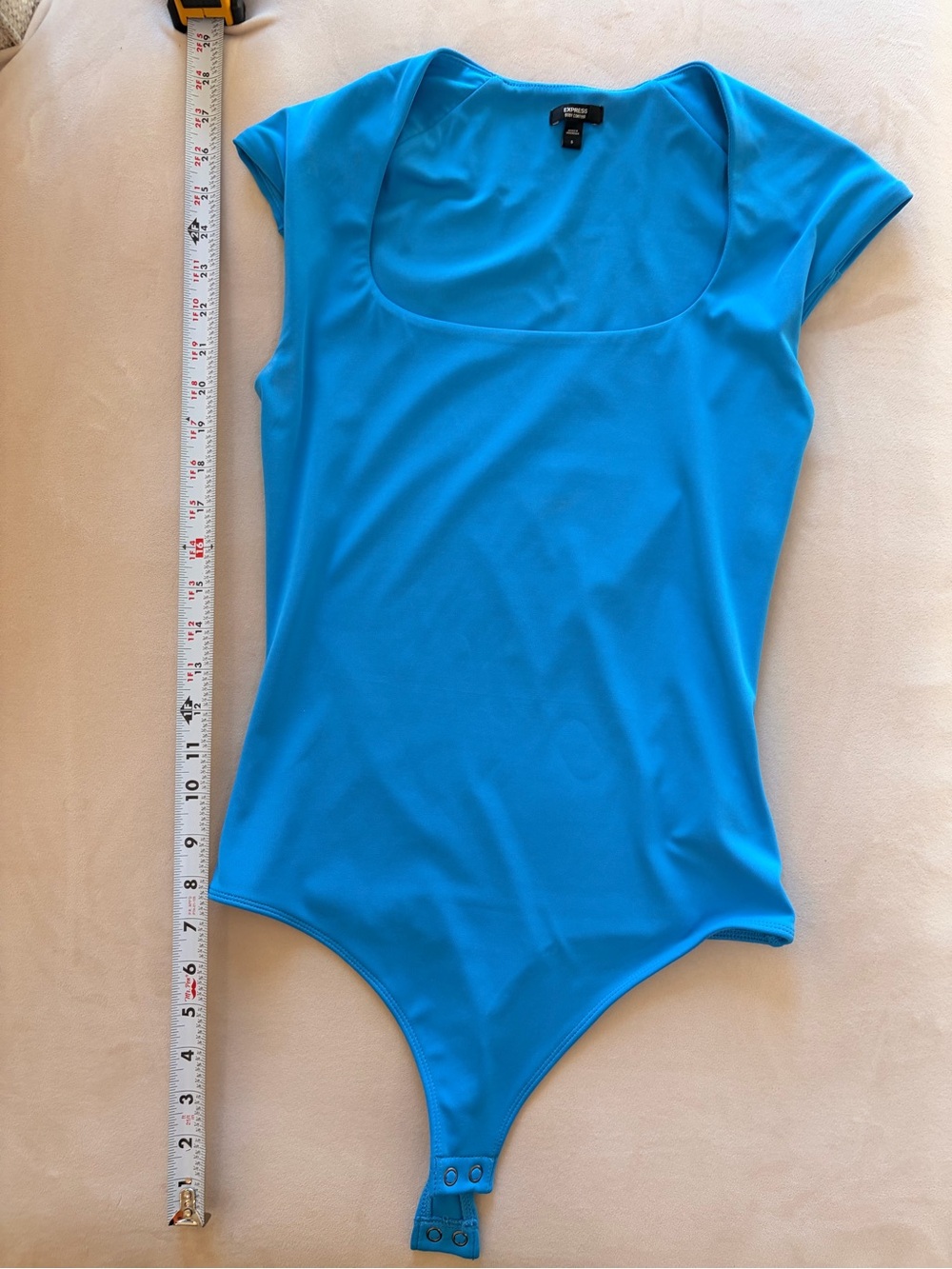EXPRESS Blue Body Contour Bodysuit
